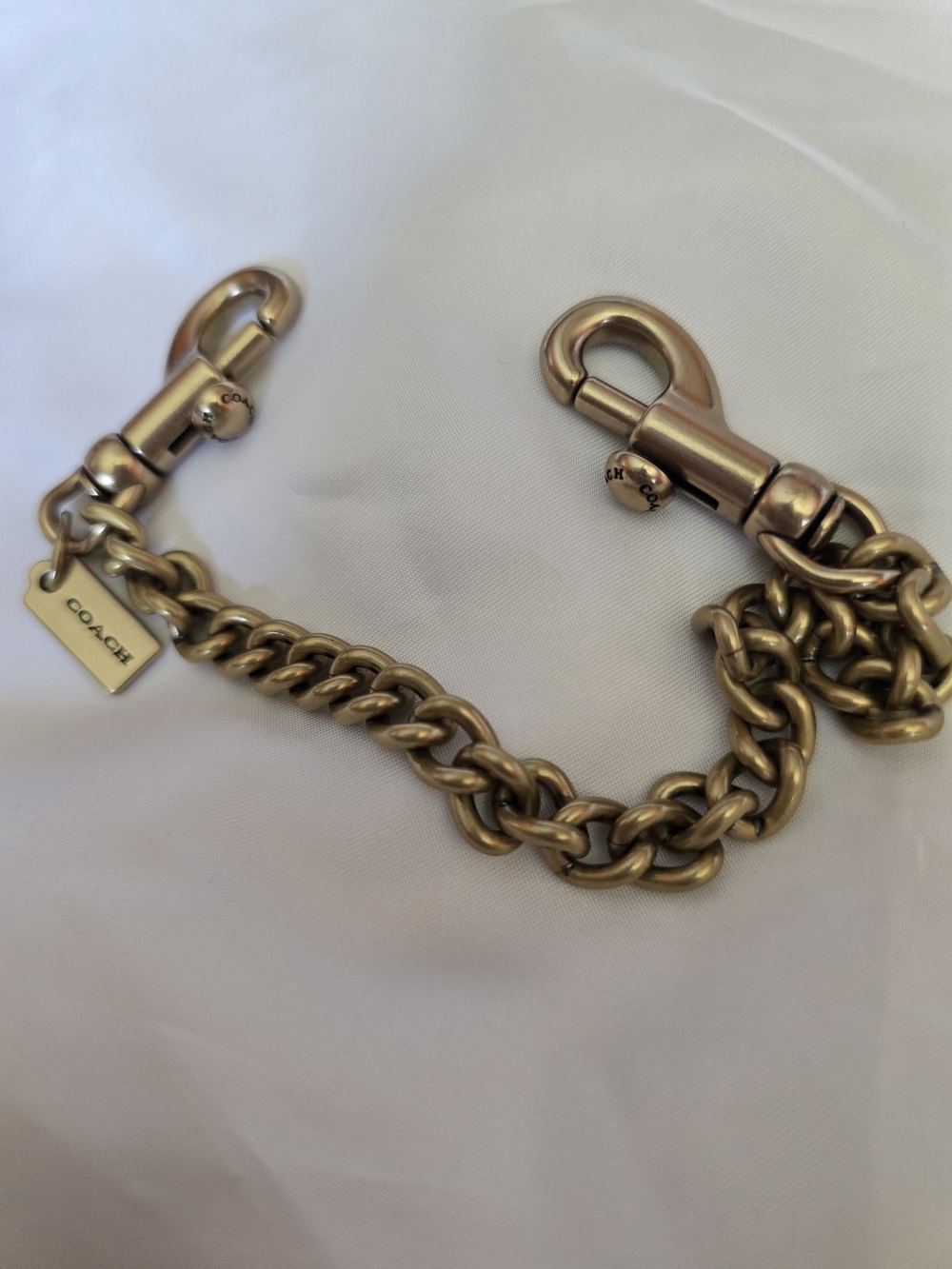 Coach DIY Brass Chain With 1 DIY Charms